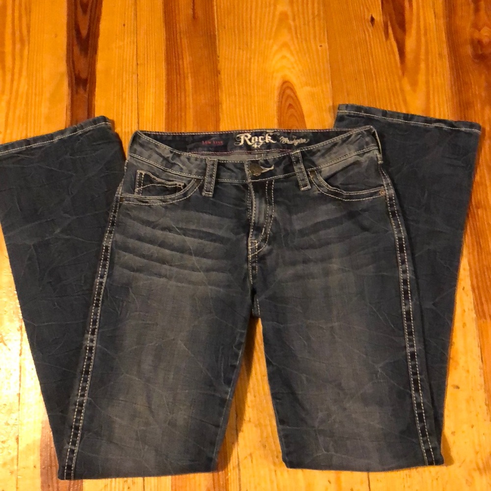 Rock 47 low rise bootcut jeans